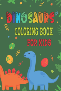 Dinosaurs Coloring Book for Kids: Great Gift for Boys & Girls, Ages 4-8