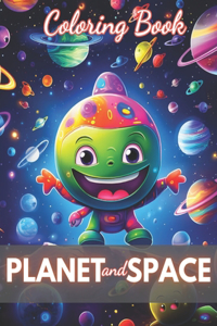 Planet and Space Coloring Book