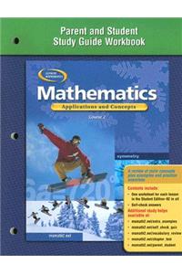 Mathematics: Applications and Concepts, Course 2, Parent and Student Study Guide Workbook