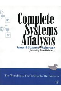 Complete Systems Analysis