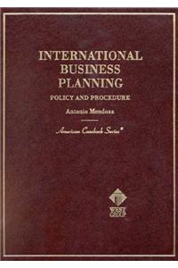 Mendoza's International Business Planning: Policy and Procedure