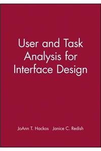 User and Task Analysis for Interface Design