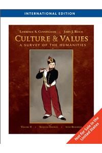 Culture and Values: v. 2: A Survey of the Humanities,with Resource Center Printed Access Card