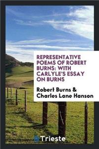 Representative Poems of Robert Burns