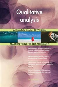 Qualitative analysis A Complete Guide - 2019 Edition