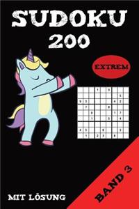 Sudoku 200 Extrem Mit Lösung Band 3