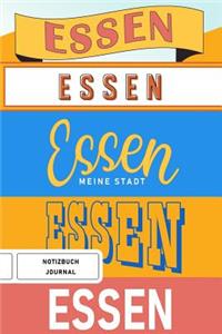 Essen meine Stadt - Notizbuch, Journal