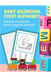 Baby Bilingual First Alphabet Reading Vocabulary Books (English Spanish)