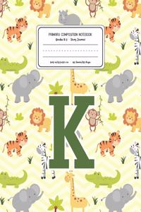 Primary Composition Notebook Grades K-2 Story Journal K