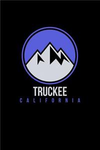 Truckee: California Notebook For Work, Home or School With Lined College Ruled White Paper. Note Pad Composition Journal For Skiing And Snowboarding Fans. Ba