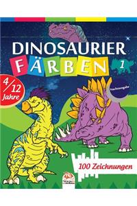 Dinosaurier färben 1 - Nachtausgabe