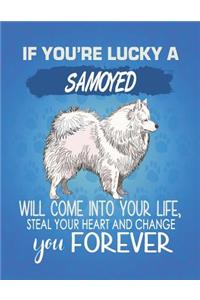 If You're Lucky A Samoyed Will Come Into Your Life, Steal Your Heart And Change You Forever
