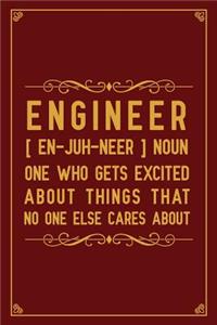 Engineer [ en-juh-neer ] Noun