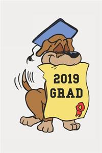 2019 Graduation Diploma Cute Dog