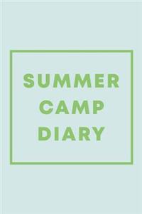 Summer Camp Diary