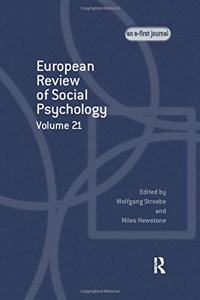 European Review of Social Psychology: Volume 21