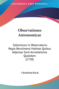 Observationes Astronomicae