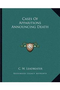 Cases of Apparitions Announcing Death