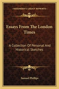 Essays From The London Times