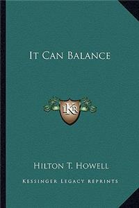 It Can Balance