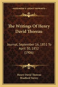 The Writings Of Henry David Thoreau