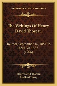 The Writings of Henry David Thoreau