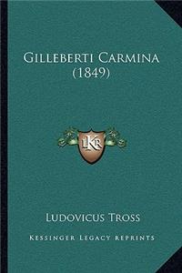 Gilleberti Carmina (1849)