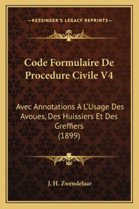 Code Formulaire de Procedure Civile V4
