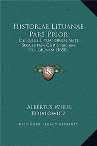 Historiae Lituanae Pars Prior