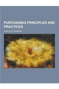 Purchasing Principles and Practices
