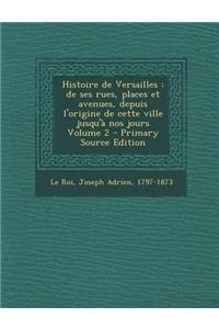 Histoire de Versailles