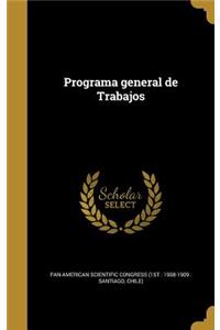 Programa general de Trabajos