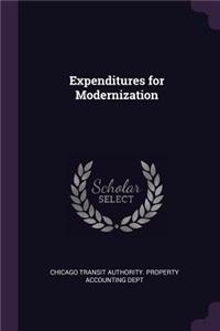 Expenditures for Modernization