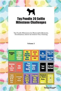Toy Poodle 20 Selfie Milestone Challenges Toy Poodle Milestones for Memorable Moments, Socialization, Indoor & Outdoor Fun, Training Volume 3