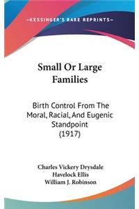 Small Or Large Families