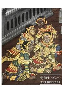 Thai Art Journal Writing: Beautiful Journals, Lined Journal, Diary Notebook (Blank Book Journals)