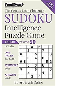 Sudoku Puzzle Books Volume 50. Expert. Sudoku Intelligence Puzzle Game