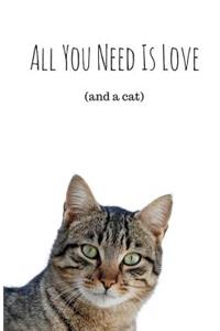 All You Need Is Love (And A Cat) (Notebook)
