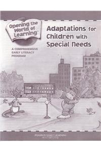 Adaptaions for Children with Special Needs