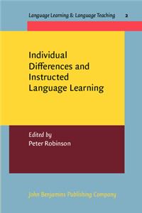 Individual Differences and Instructed Language Learning