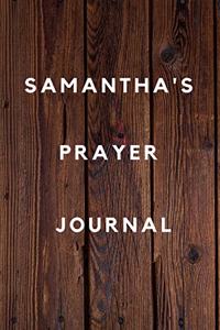 Samantha's Prayer Journal