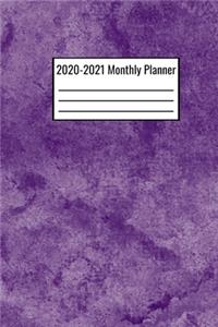 2020-2021 Monthly Planner