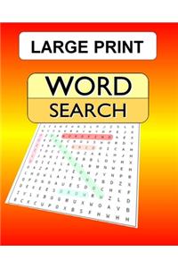 Large Print Word Search