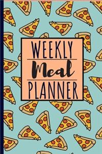 Weekly Meal Planner: 6 X 9 Weekly Meal Tracker For Your Recipes - Weekly Meal Planner and Grocery List - 52 Week Meal Planner Track and Plan Your Meals Weekly