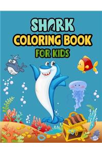 Shark Coloring Book For kids