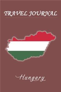 Travel Journal - Hungary - 50 Half Blank Pages -