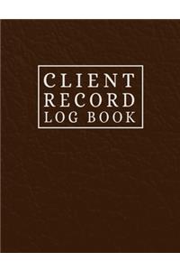 Client Record Log Book