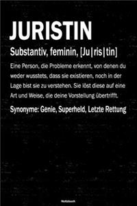 Juristin Notizbuch