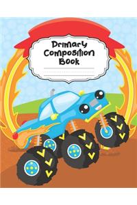 Monster Truck Primary Composition Book