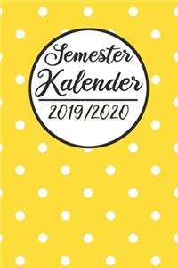 Semester Kalender 2019 / 2020